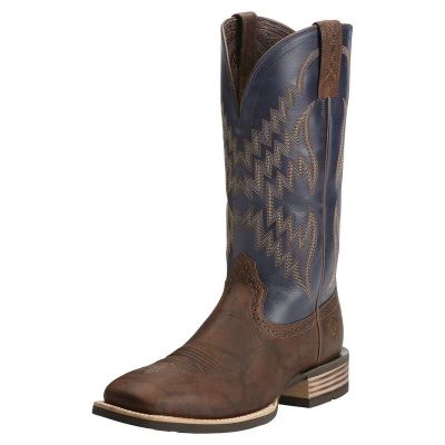 Ariat Tycoon Kahverengi / Lacivert Western Csizma Erkek (31159-327)